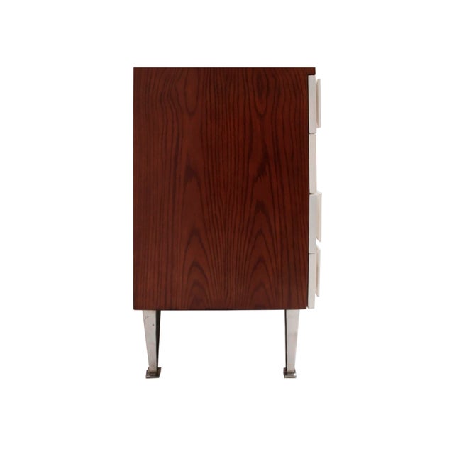 Italian Sideboard in Wood with Steel Legs, 1990 For Sale - Image 11 of 13
