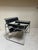 Pair of Chromed Tubular Steel and Black Leather Wassily Chairs - Marcel Breuer for Knoll Furniture For Sale - Image 9 of 9