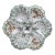 French Faience Oyster Plate Moustiers Style, Circa 1940 For Sale