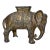 Antique 1900's Ac Williams Hand Painted Cast Iron Circus Elephant Still Bank For Sale