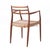 Niels Moller Model 62 Mid Century Danish Teak Captains Chairs - Pair For Sale - Image 9 of 12