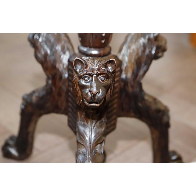Vintage Floor Lamp with Lion Motif, 1920s For Sale - Image 18 of 18
