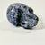 1970s Vintage Abstract Expressionism Boho Chic Hand Carved Blue Speckled Sodalite Skull Sculpture For Sale - Image 12 of 13