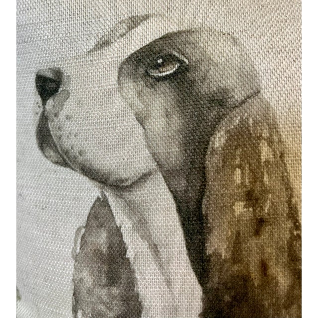 Square Decorative Pillow Adorned With a Stately Cocker Spaniel Dog Portrait - Made in the U K For Sale - Image 4 of 11