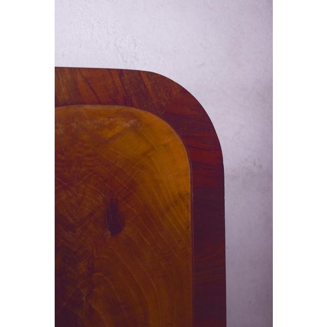 1920s Vintage Art Deco Three-Door Wardrobe in Walnut, 1930 For Sale - Image 5 of 11