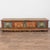 Long Narrow Hand Painted Pine Trunk Bench, Dated 1889 For Sale - Image 4 of 16