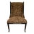 Late 20th Century Grand Regency Henredon Ebonized & 24k Gold Gilt High-Back Chair For Sale