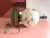 1940s Porcelain Floral Pearl Lamp & Shade by Rosenthal For Sale - Image 15 of 18