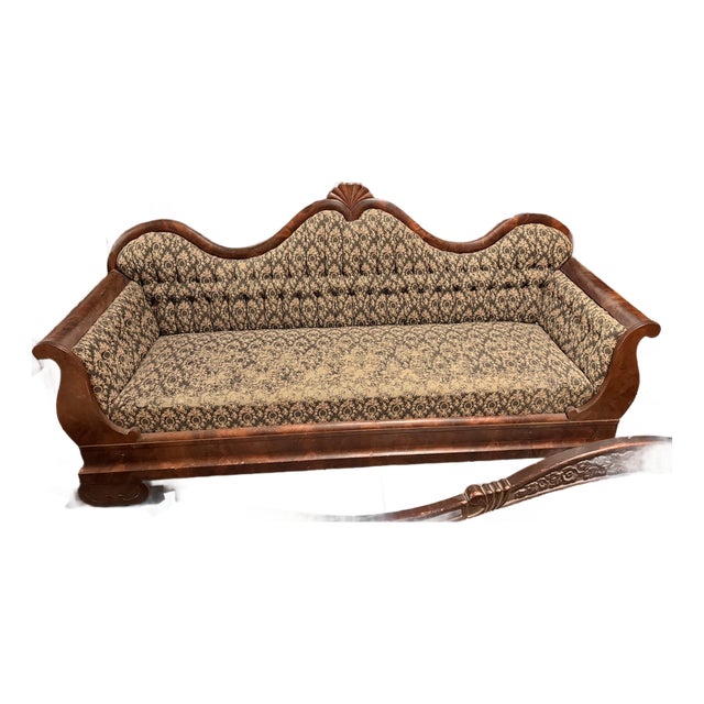 Late 19th Century Victorian Era Sofa Duncan Phyfe Style For Sale