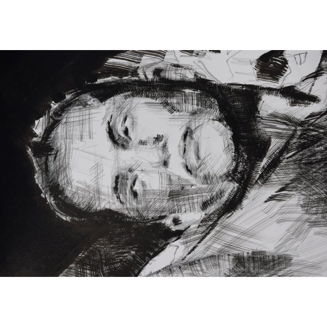 Christian Bauer, Nude, Rafi, 1990s, Ink & Pencil For Sale - Image 7 of 11