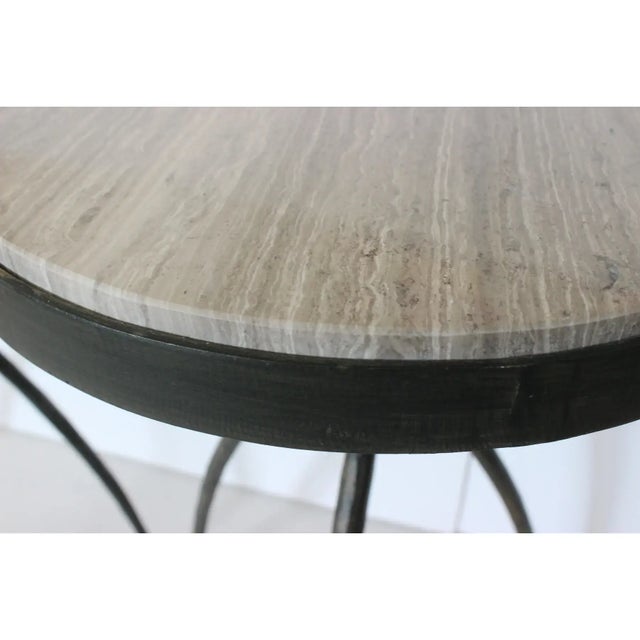 Marble Top Side Tables 1990s - A Pair For Sale - Image 10 of 18