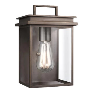 Sean Lavin By Visual Comfort Studio Glenview Extra Small Lantern in Antique Bronze For Sale