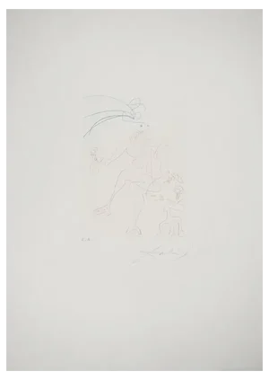Salvador Dali, Merchant of Venice, Original Engraving