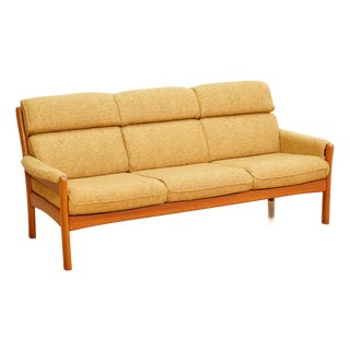 Vintage 1970s Three Seater Sofa by Dyrlund of Denmark For Sale