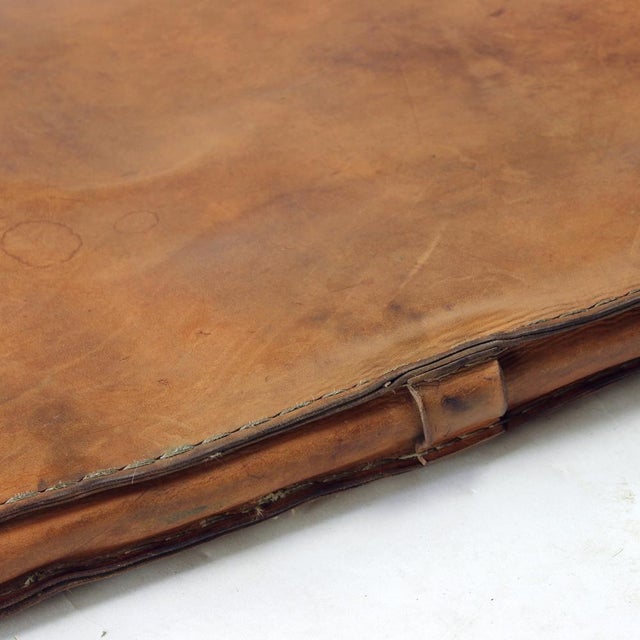Vintage Leather Gym Mat, Former Czechoslovakia, 1930s For Sale - Image 4 of 14