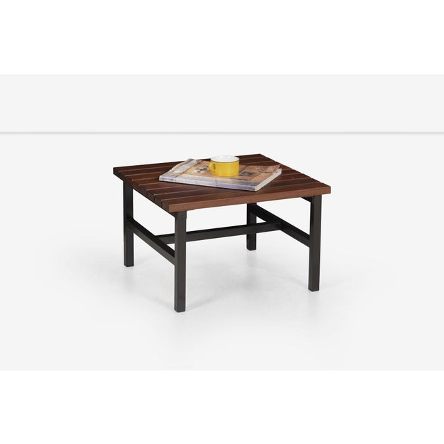 Mid-Century Modern Attributed to Van Keppel Green "Vkg" Outdoor/Indoor Low End Table For Sale - Image 3 of 9