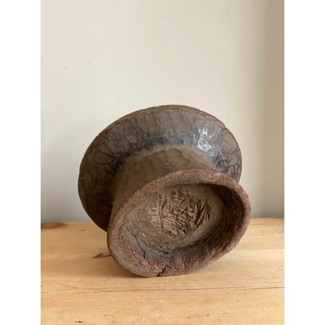 Mid 20th Century Mid 20th Century Primitive African Wood Stool For Sale - Image 5 of 6