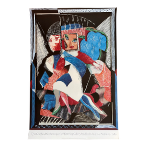 After David Hockney, "An Image of Celia", 1986, Vintage Exhibition Poster, Copyright 1989 Tyler Graphics, Printed Stockholm, 1989