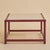 1970s Italian Red Lacquered Wood + Travertine Coffee Table, 1970s For Sale - Image 5 of 12