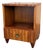 Mid-Century Art Deco Satinwood End Table Nightstand For Sale