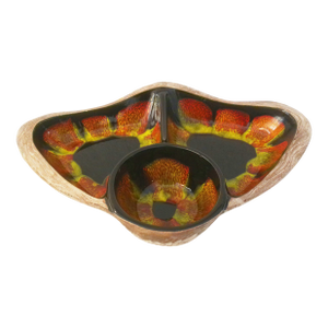 MCM California Pottery Sequoia Ware Divided Bowl