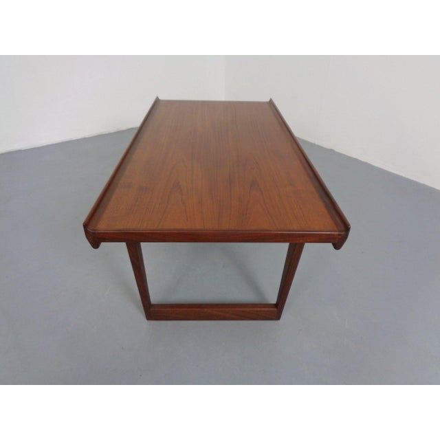 Brown Teak Coffee Table by Peter Løvig Nielsen for Dansk Designs, Denmark, 1968 For Sale - Image 8 of 15