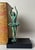 Art Deco French Pair of Dancer Bookends in Spelter and Black Marquina Marble For Sale - Image 11 of 18