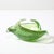 Mid-Century Hand-Blown Murano Glass Dish in Lime Green With Bullicante Detailing For Sale - Image 9 of 12