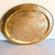 Large Vintage Etched Brass Wall Art/Tray With Birds & Floral Motifs For Sale In Los Angeles - Image 6 of 9