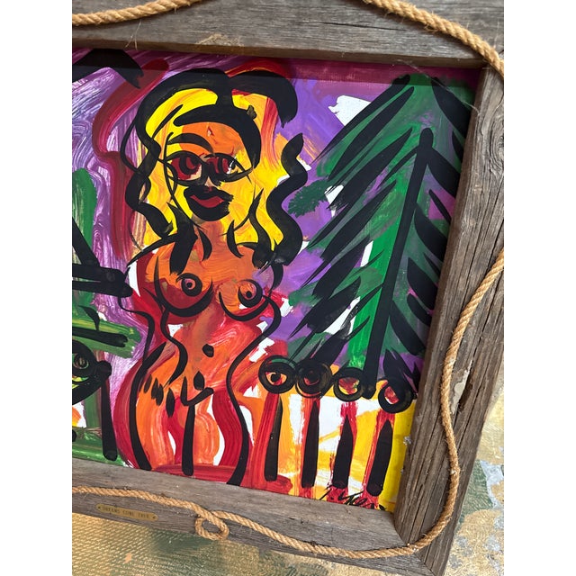 Nautical 1970s Peter Keil Original Nautical Abstract Painting For Sale - Image 3 of 7