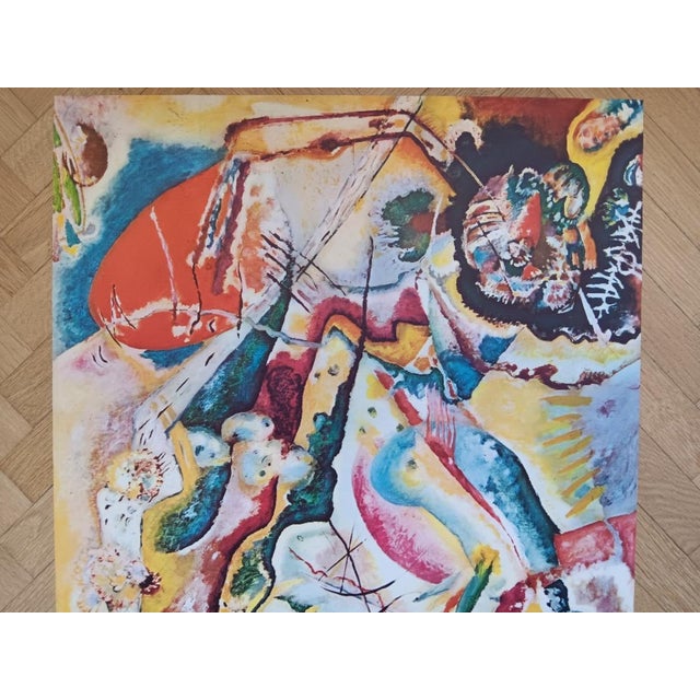 Modern Original Exhibition Poster, Cologne Museum after Wassily Kandinsky, 1958 For Sale - Image 3 of 6
