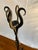 Hand-Forged Wrought Iron Andirons, a Pair For Sale - Image 9 of 9