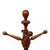 Mahogany Stick & Ball Quadruped Coat Rack C1920 For Sale - Image 4 of 9
