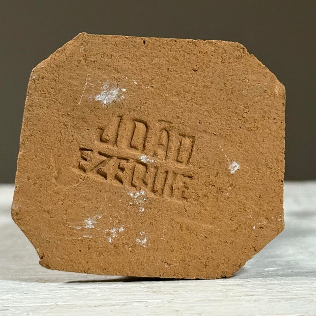 Vintage Folk Art Brazilian Sculpture of Musician by Joāo Ezequiel, Signed For Sale In Philadelphia - Image 6 of 6