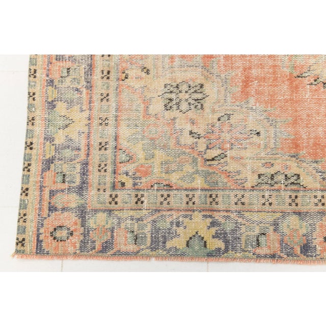 Textile Vintage Handmade Rug in Wool For Sale - Image 7 of 11