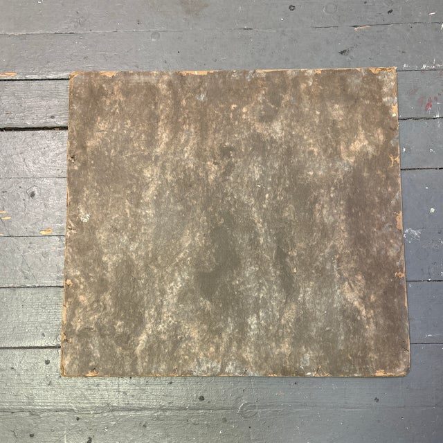 Paint 1970’s Original Girl and Dog Folk Art Textured Painting For Sale - Image 7 of 7