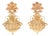 Antique Etruscan Ball Dangle Earrings, 20/18k Yellow Gold, Length 1in., Pair For Sale