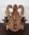 1910s Baroque Revival Neoclassical Carved Two Light Candelabra Wall Sconces - a Pair For Sale - Image 6 of 13