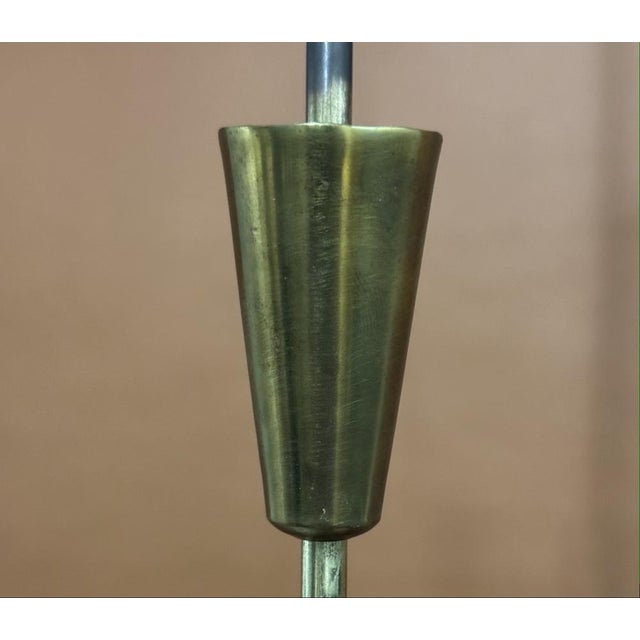 Metal Chandelier from Maison Lunel, France, 1950s For Sale - Image 7 of 9