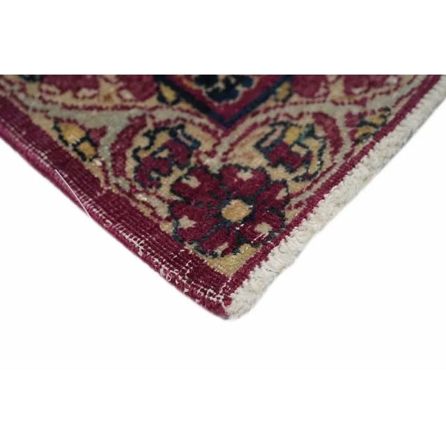 Textile Late 18th Century Antique Ivory Lavar Kerman Rug 10'1'' x 14'11'' For Sale - Image 7 of 12