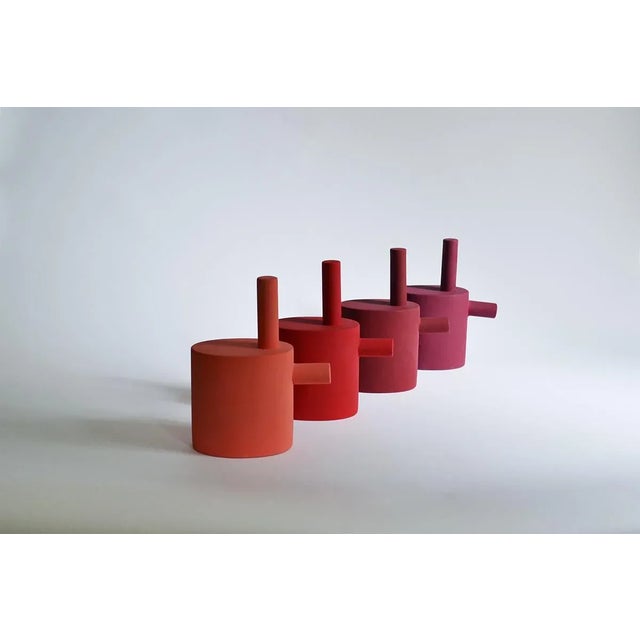 Ceramic Cuore in Bordeaux by Studiopepe For Sale - Image 7 of 9