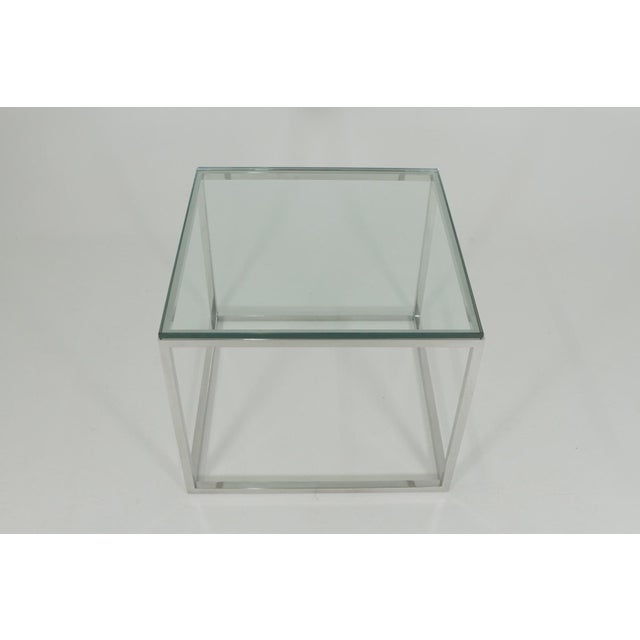 1960s Mid Century Modern Milo Baughman Chrome & Glass ...