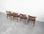 Hans Wegner 'W2' Dining Chairs in Teak and Black Leather for c.m. Madsen - Set of Four For Sale - Image 9 of 12