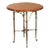 Late 20th Century French Style Pine Top Iron Base Pub Table For Sale