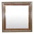 Large Neoclassical Style Ebonized & Burl Wood Wall Mirror With Marquetry Inlay For Sale
