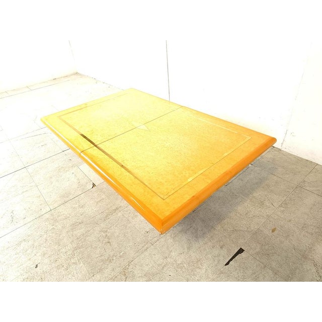 Vintage Hidden Bar Coffee Table attributed to Eric Maville, 1970s For Sale - Image 6 of 10
