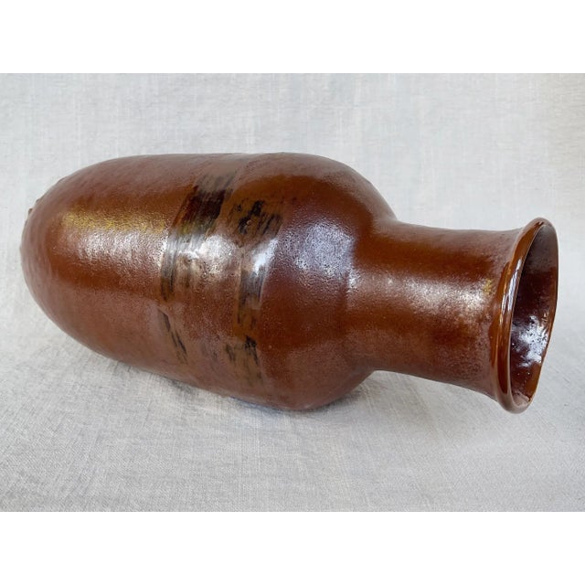 2020s Thom Lussier Ceramic Vessel #15 - From the Oxidized Copper Collection For Sale - Image 5 of 8