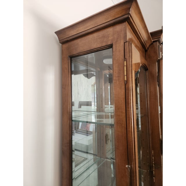 1960's Italian Carved Wood Display Cabinet For Sale - Image 12 of 12