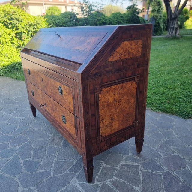 Wood Antique Louis XVI Desk from Rolo, 1760 For Sale - Image 7 of 16