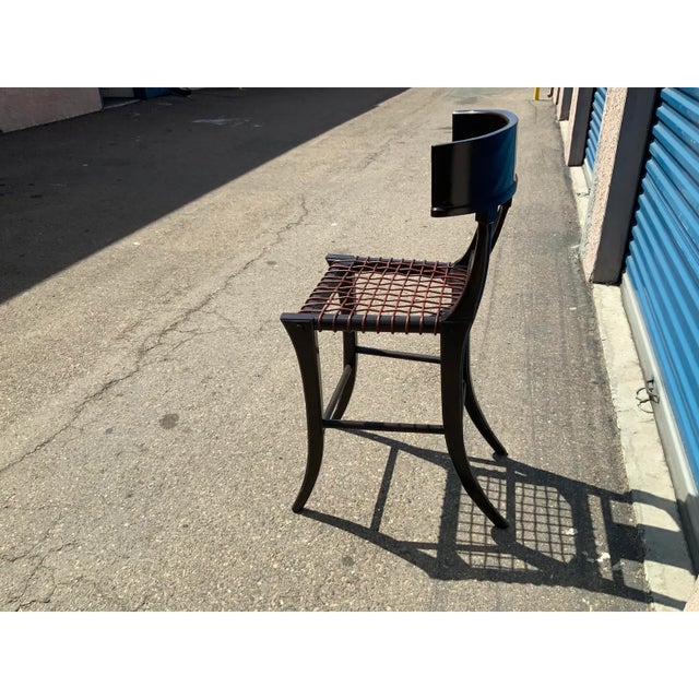 Mid-Century Modern Mid Century Modern Klismos Counter Stools For Sale - Image 3 of 5